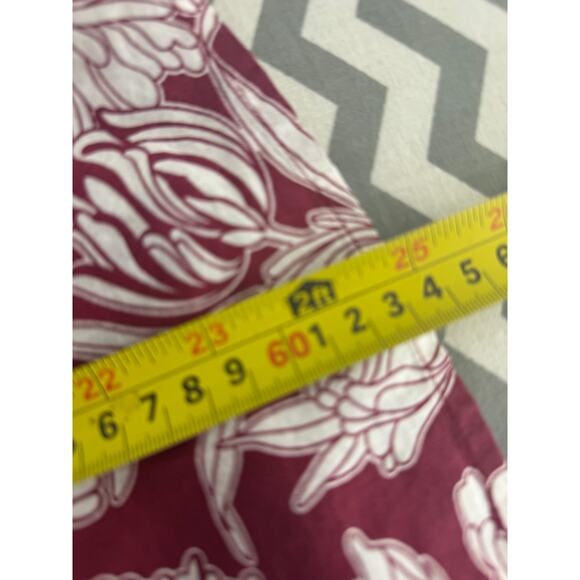 Sundance Burgundy Floral Embroidered Long Sleeve Blouse | Size S - Picture 5 of 6